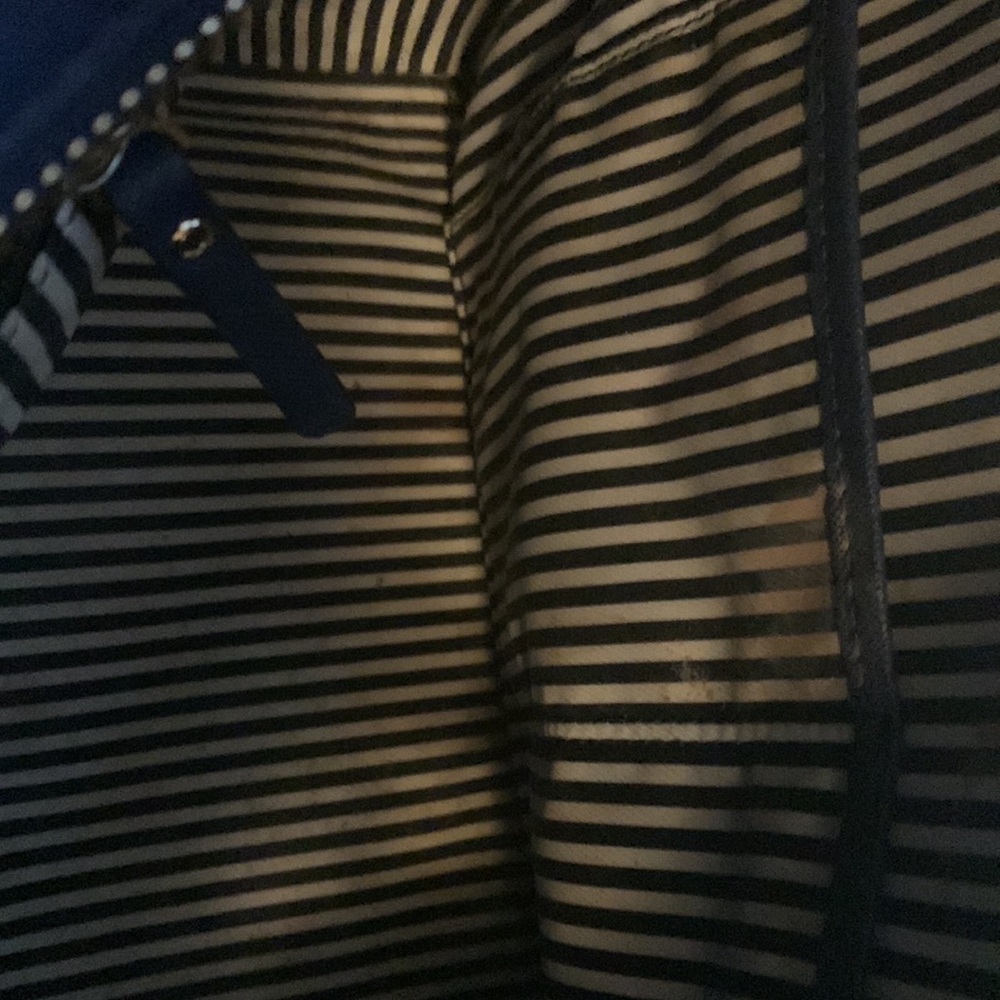 Kate spade Cameron st satchel color block white and blue with matching wallet - Picture 5 of 8